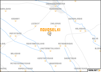 map of Novosëlki