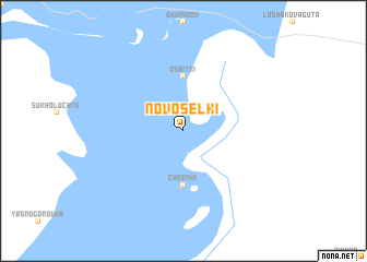 map of Novosëlki