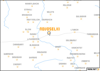 map of Novosëlki