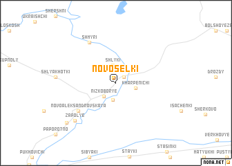 map of Novosëlki