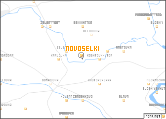 map of Novosëlki