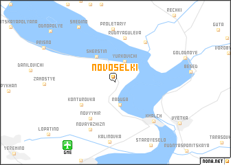 map of Novosëlki