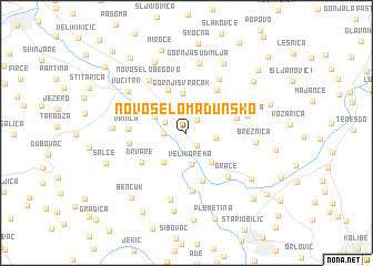 map of Novo Selo Mađunsko