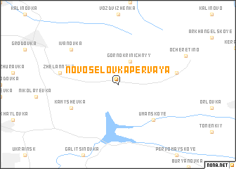 map of Novosëlovka Pervaya