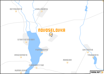 map of Novosëlovka