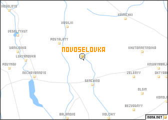 map of Novosëlovka