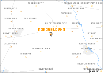 map of Novosëlovka