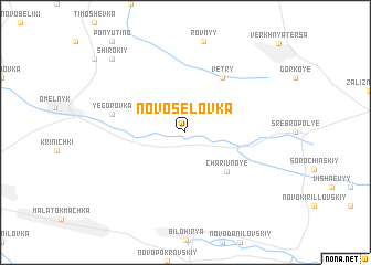 map of Novosëlovka