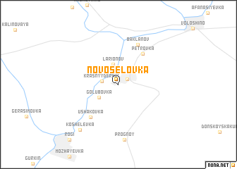 map of Novosëlovka