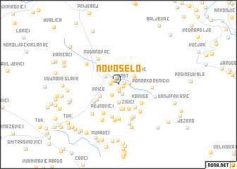 map of Novo Selo