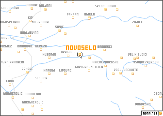 map of Novo Selo