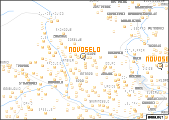 map of Novo Selo