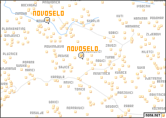 map of Novo Selo