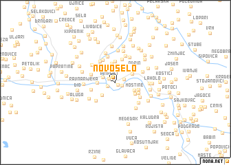 map of Novo Selo