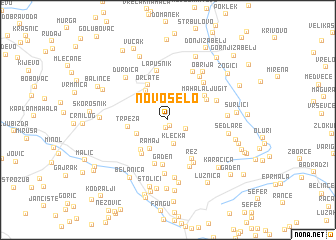 map of Novo Selo