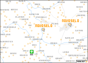 map of Novo Selo