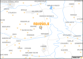 map of Novo Selo