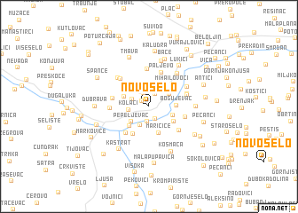 map of Novo Selo