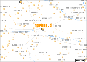 map of Novo Selo