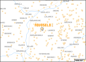 map of Novo Selo