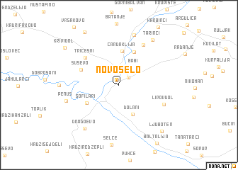 map of Novo Selo