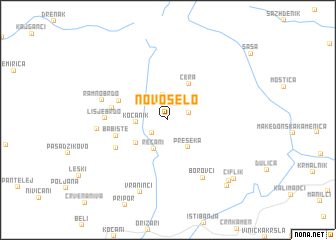 map of Novo Selo