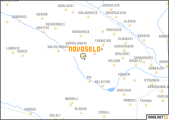 map of Novo Selo