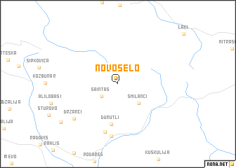 map of Novo Selo
