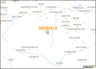 map of Novo Selo