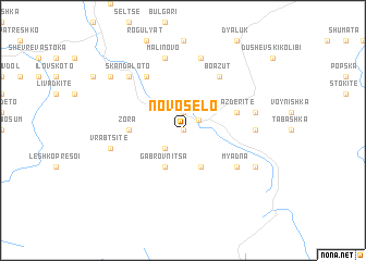 map of Novo Selo