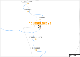 map of Novosel\