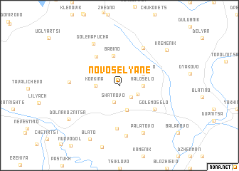 map of Novoselyane