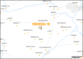 map of Novoselʼye