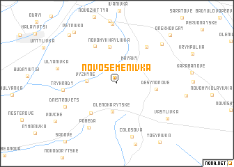 map of Novosemenivka