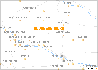 map of Novo-Semënovka