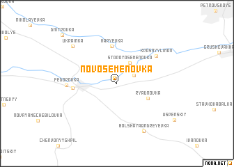 map of Novosemenovka