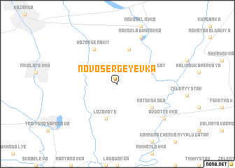 map of Novo-Sergeyevka