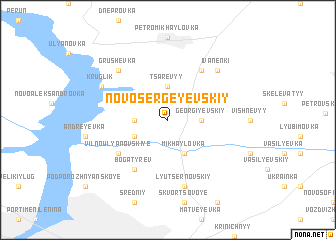 map of Novo-Sergeyevskiy