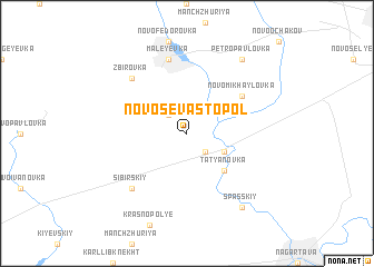 map of Novosevastopolʼ