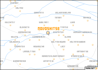 map of Novoshitse