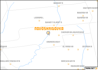map of Novoshmidovka