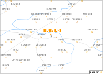 map of Novosilki