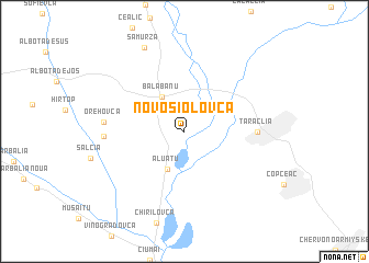 map of Novosiolovca