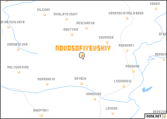 map of Novosofiyevskiy