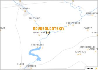 map of Novo-Soldatskiy