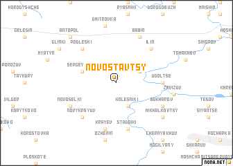 map of Novostavtsy