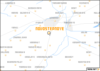 map of Novostepnoye