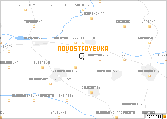 map of Novostroyevka