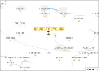 map of Novostroyevka