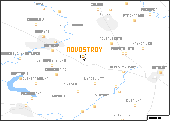map of Novostroy